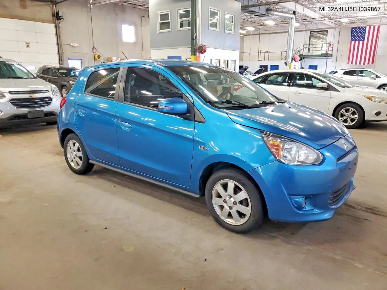 2015 Mitsubishi Mirage Es VIN: ML32A4HJ5FH039867 Lot: 58739006