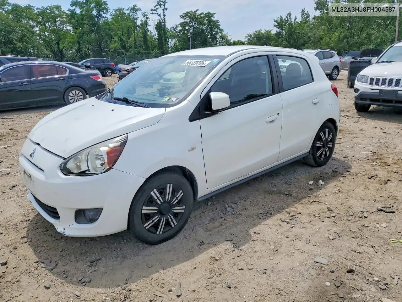 2015 Mitsubishi Mirage De VIN: ML32A3HJ8FH004587 Lot: 58739796