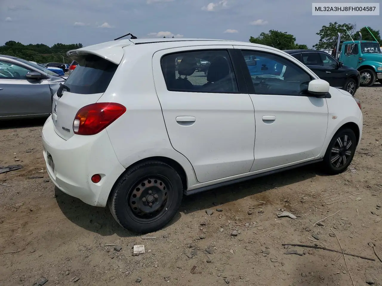 2015 Mitsubishi Mirage De VIN: ML32A3HJ8FH004587 Lot: 58739796