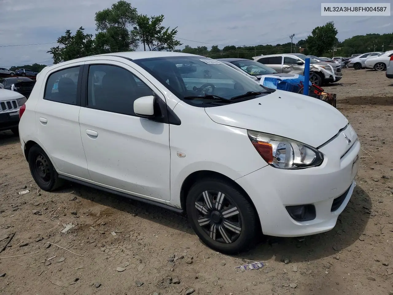 2015 Mitsubishi Mirage De VIN: ML32A3HJ8FH004587 Lot: 58739796