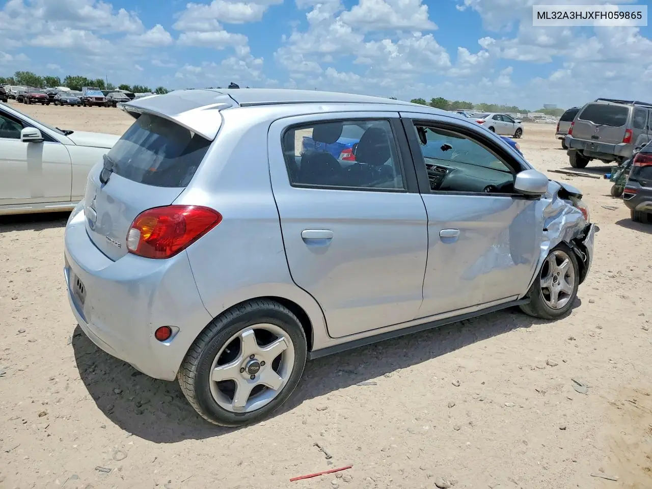 2015 Mitsubishi Mirage De VIN: ML32A3HJXFH059865 Lot: 59356916