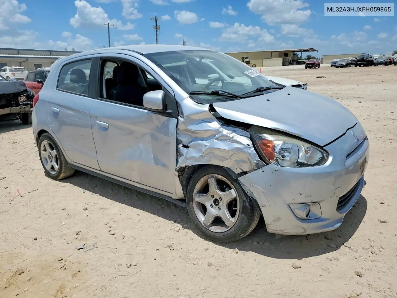 2015 Mitsubishi Mirage De VIN: ML32A3HJXFH059865 Lot: 59356916