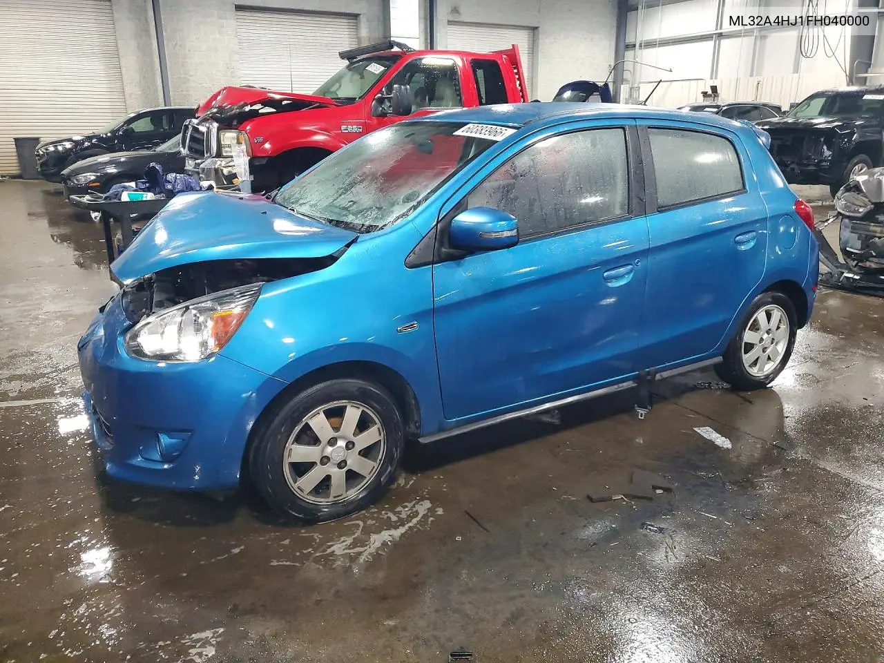 2015 Mitsubishi Mirage Es VIN: ML32A4HJ1FH040000 Lot: 60383966