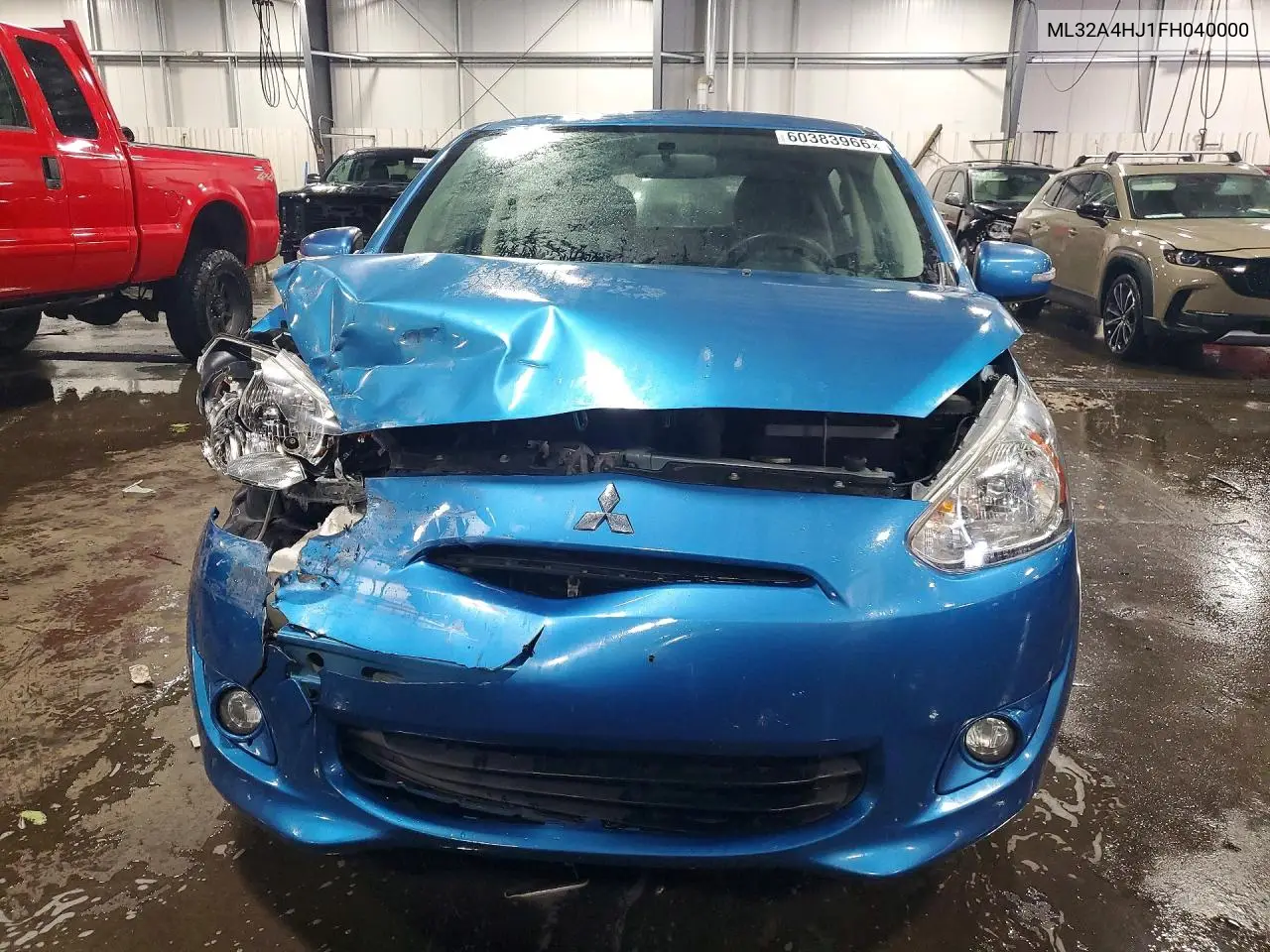 2015 Mitsubishi Mirage Es VIN: ML32A4HJ1FH040000 Lot: 60383966