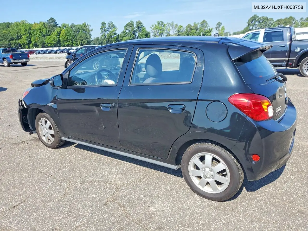 2015 Mitsubishi Mirage Es VIN: ML32A4HJXFH008758 Lot: 60683166