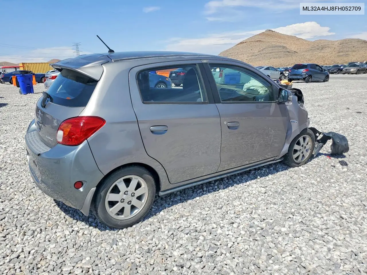 2015 Mitsubishi Mirage Es VIN: ML32A4HJ8FH052709 Lot: 60721006