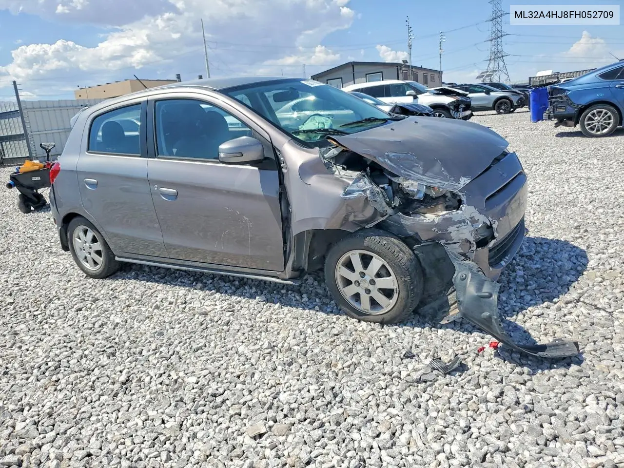 2015 Mitsubishi Mirage Es VIN: ML32A4HJ8FH052709 Lot: 60721006