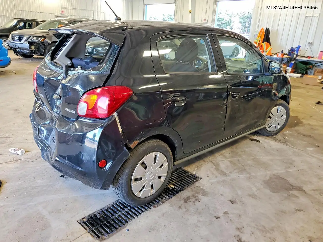 2015 Mitsubishi Mirage Es VIN: ML32A4HJ4FH038466 Lot: 61012746