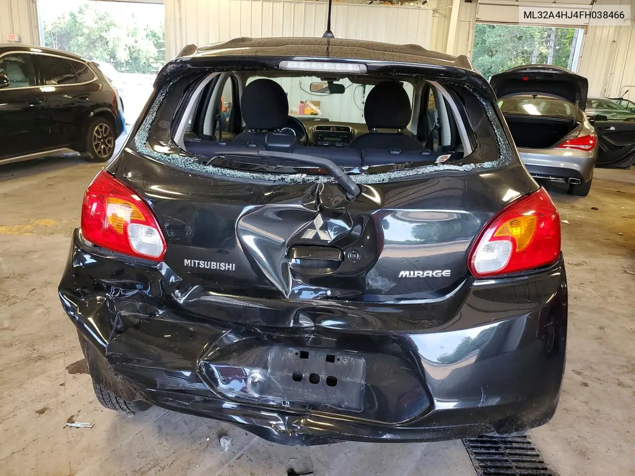 2015 Mitsubishi Mirage Es VIN: ML32A4HJ4FH038466 Lot: 61012746