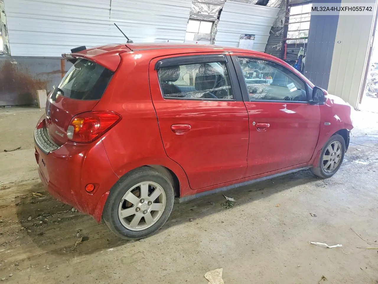 2015 Mitsubishi Mirage Es VIN: ML32A4HJXFH055742 Lot: 61056356