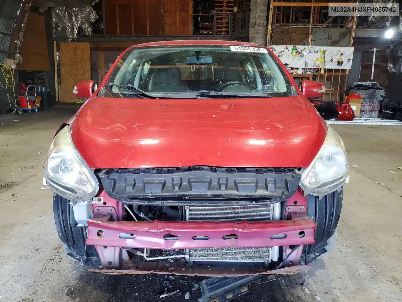 2015 Mitsubishi Mirage Es VIN: ML32A4HJXFH055742 Lot: 61056356