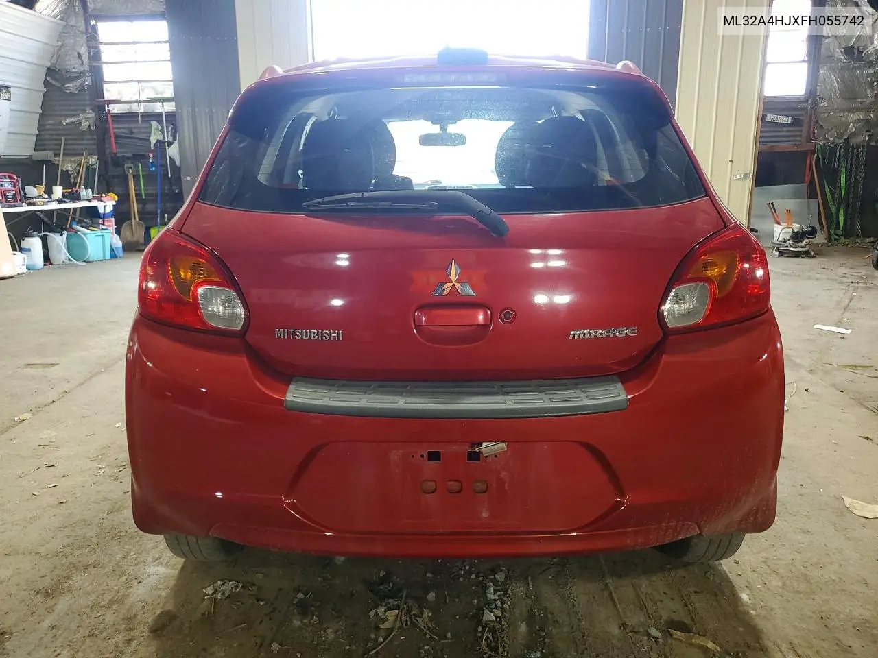 2015 Mitsubishi Mirage Es VIN: ML32A4HJXFH055742 Lot: 61056356