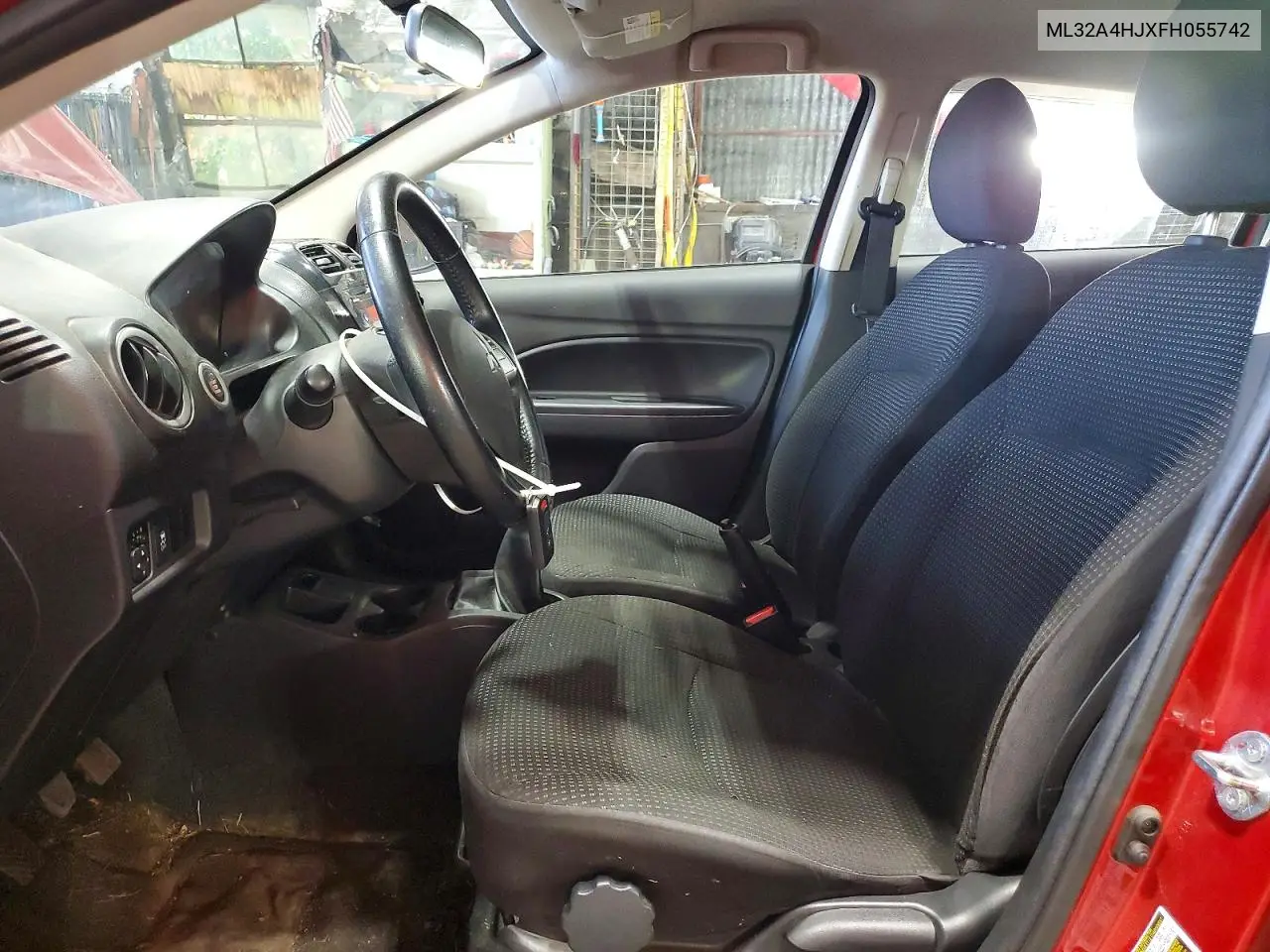2015 Mitsubishi Mirage Es VIN: ML32A4HJXFH055742 Lot: 61056356