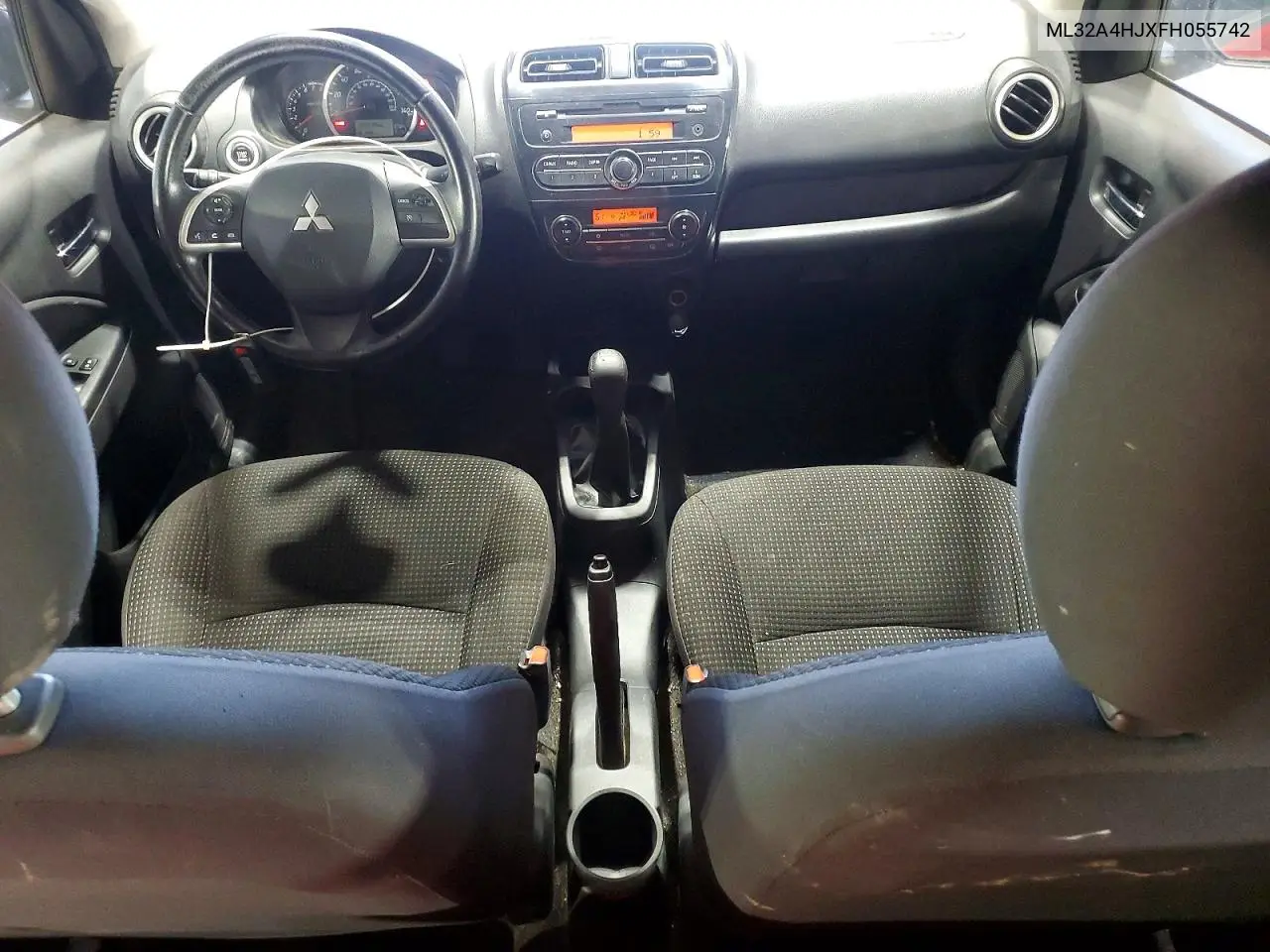 2015 Mitsubishi Mirage Es VIN: ML32A4HJXFH055742 Lot: 61056356