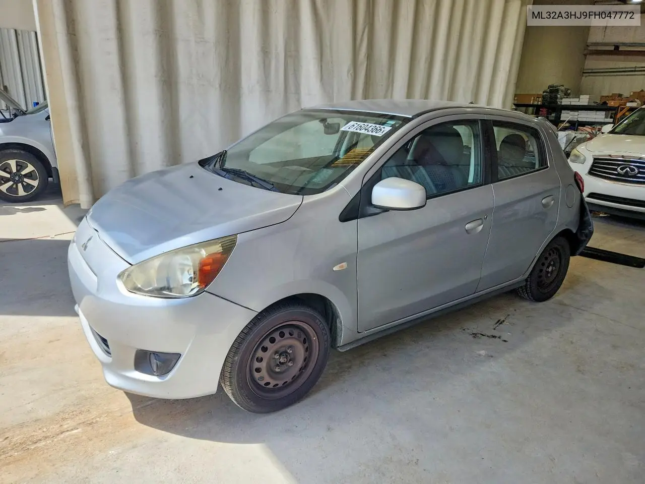 2015 Mitsubishi Mirage De VIN: ML32A3HJ9FH047772 Lot: 61604366