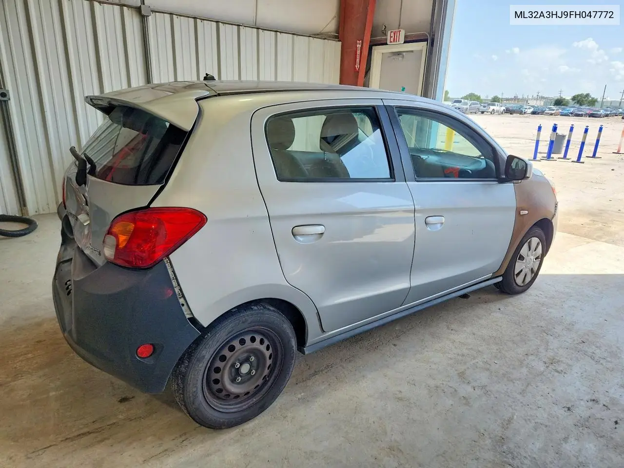 2015 Mitsubishi Mirage De VIN: ML32A3HJ9FH047772 Lot: 61604366
