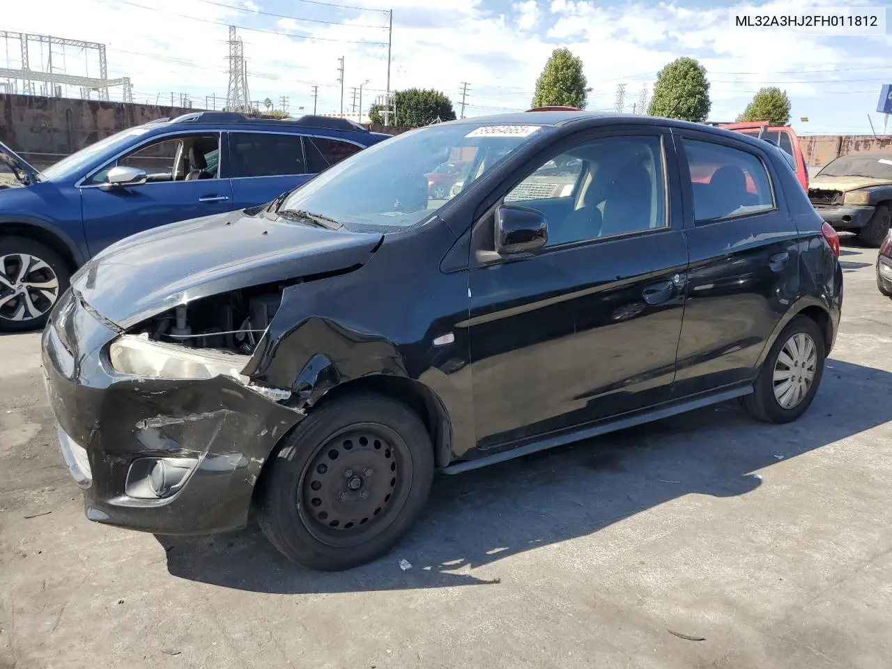 ML32A3HJ2FH011812 2015 Mitsubishi Mirage De