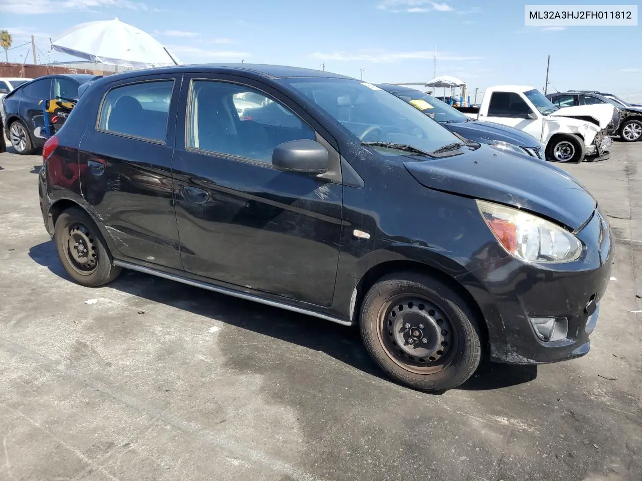 ML32A3HJ2FH011812 2015 Mitsubishi Mirage De