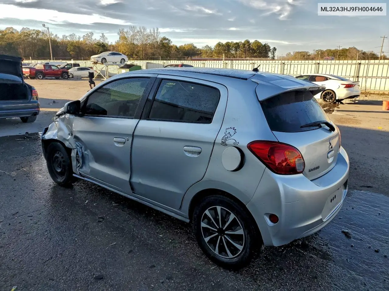 ML32A3HJ9FH004646 2015 Mitsubishi Mirage De