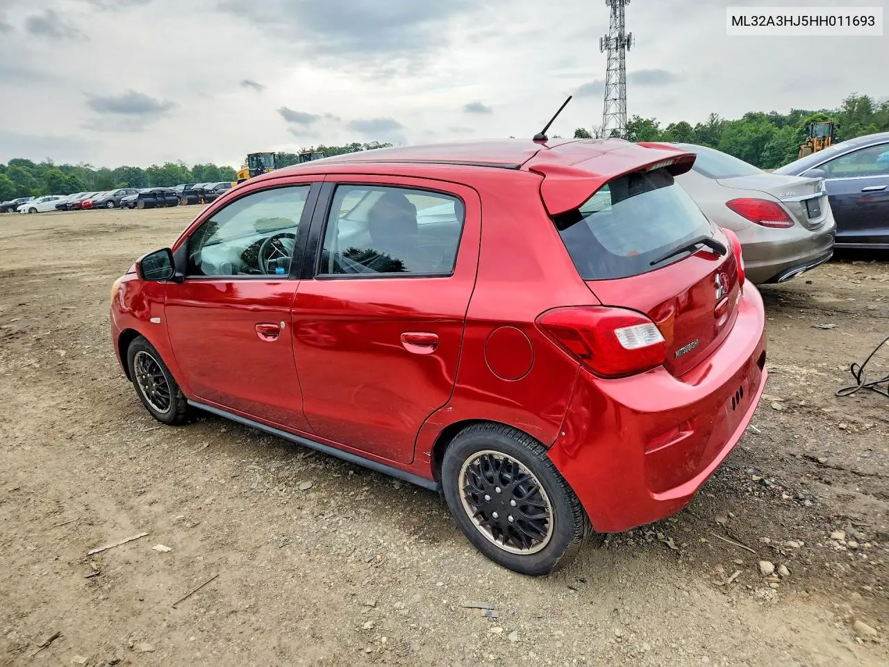 2017 Mitsubishi Mirage Es VIN: ML32A3HJ5HH011693 Lot: 56048006