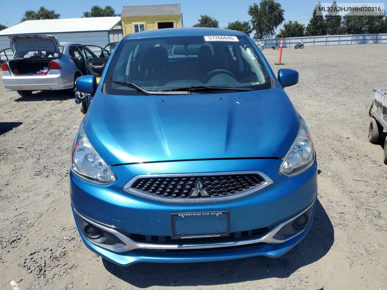 2017 Mitsubishi Mirage Es VIN: ML32A3HJ9HH020316 Lot: 57266046
