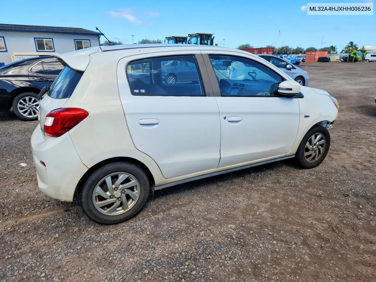 2017 Mitsubishi Mirage Se VIN: ML32A4HJXHH006236 Lot: 57341406