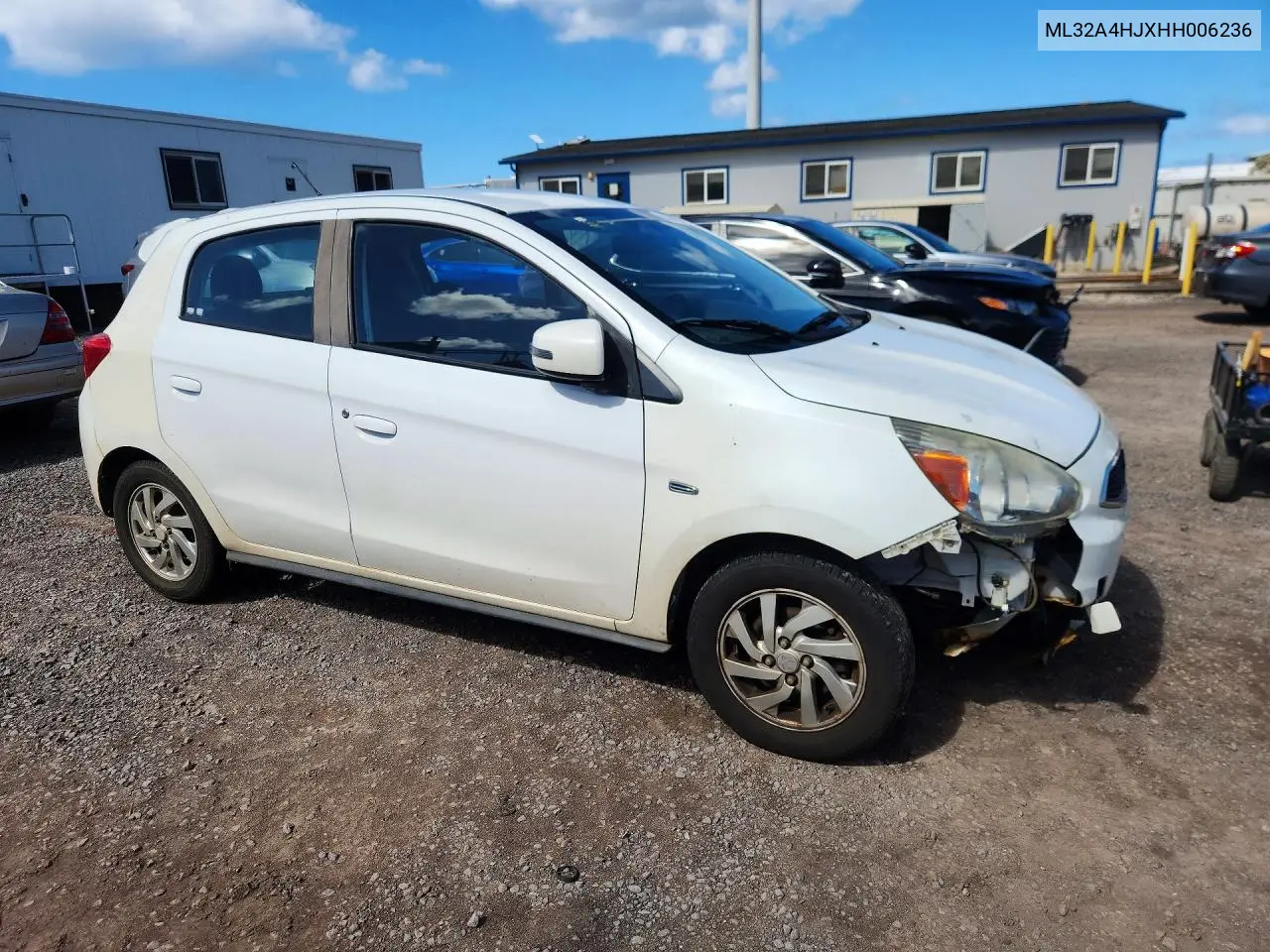 2017 Mitsubishi Mirage Se VIN: ML32A4HJXHH006236 Lot: 57341406