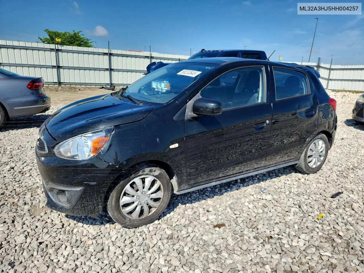 2017 Mitsubishi Mirage Es VIN: ML32A3HJ5HH004257 Lot: 58233846