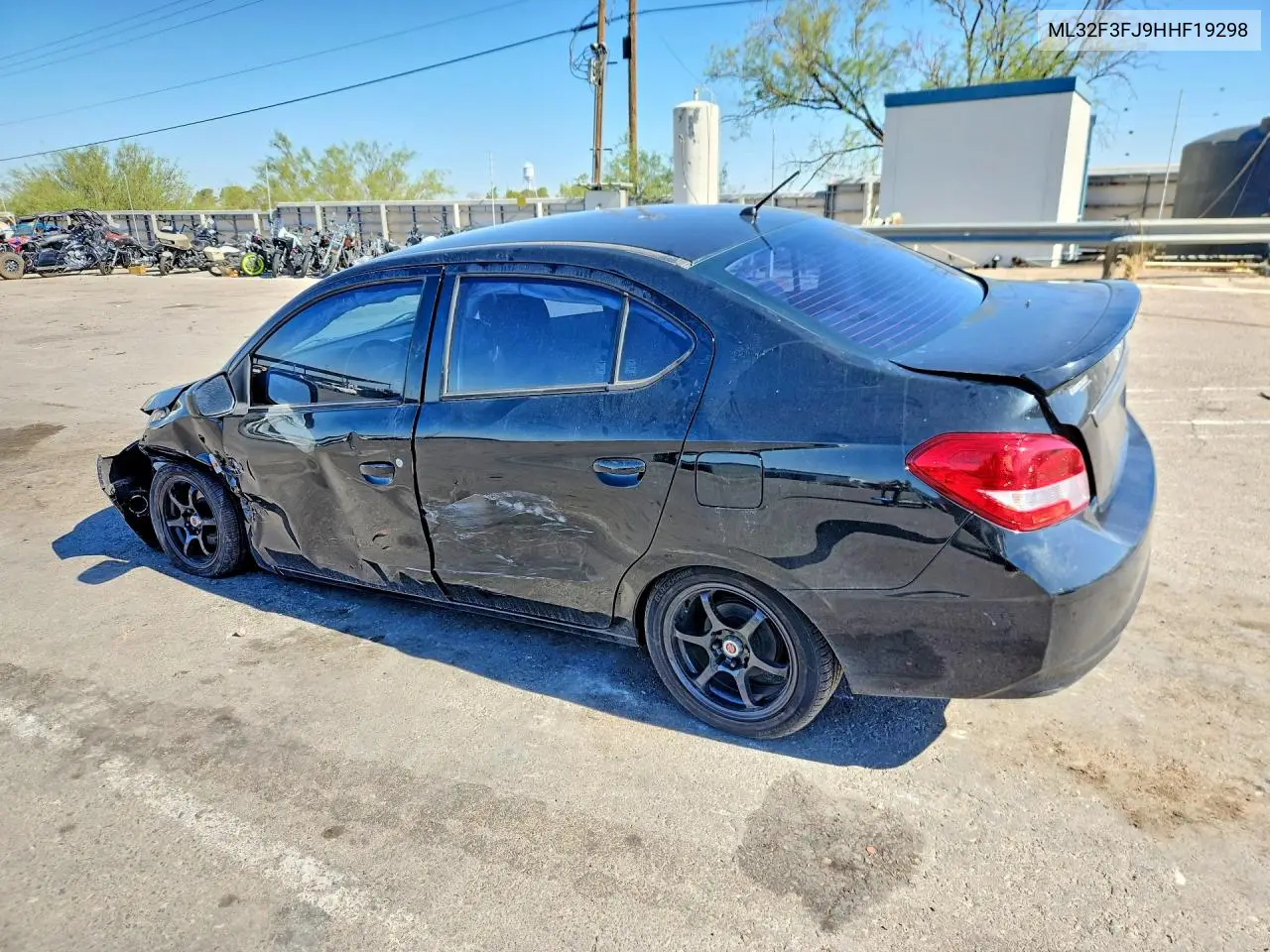 2017 Mitsubishi Mirage G4 Es VIN: ML32F3FJ9HHF19298 Lot: 58615056