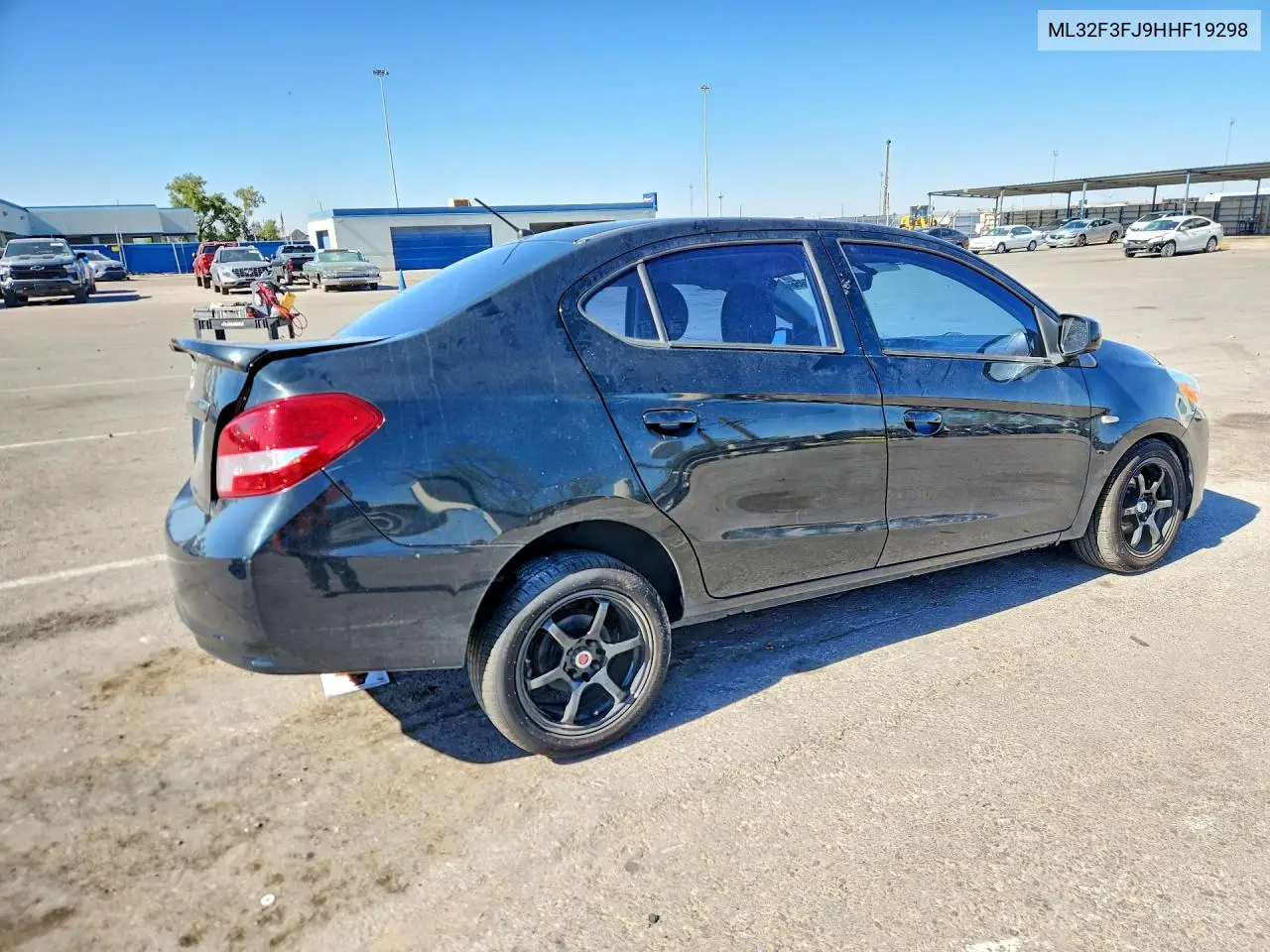2017 Mitsubishi Mirage G4 Es VIN: ML32F3FJ9HHF19298 Lot: 58615056