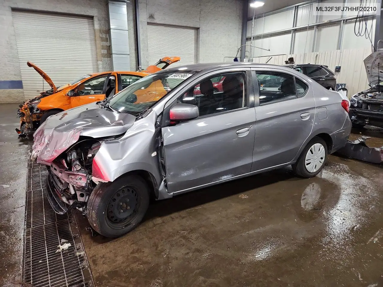 2017 Mitsubishi Mirage G4 Es VIN: ML32F3FJ7HHF20210 Lot: 59081986