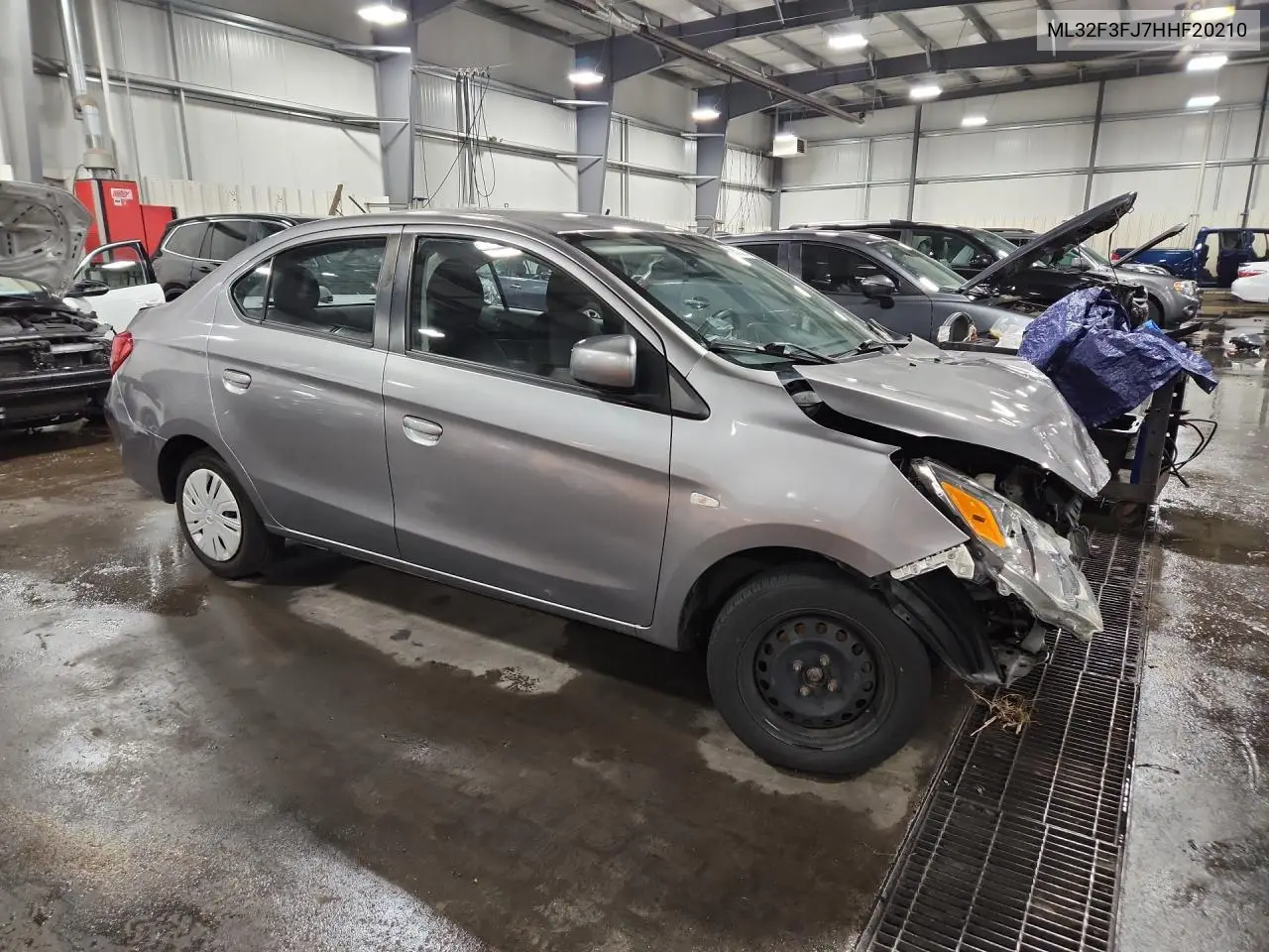 2017 Mitsubishi Mirage G4 Es VIN: ML32F3FJ7HHF20210 Lot: 59081986