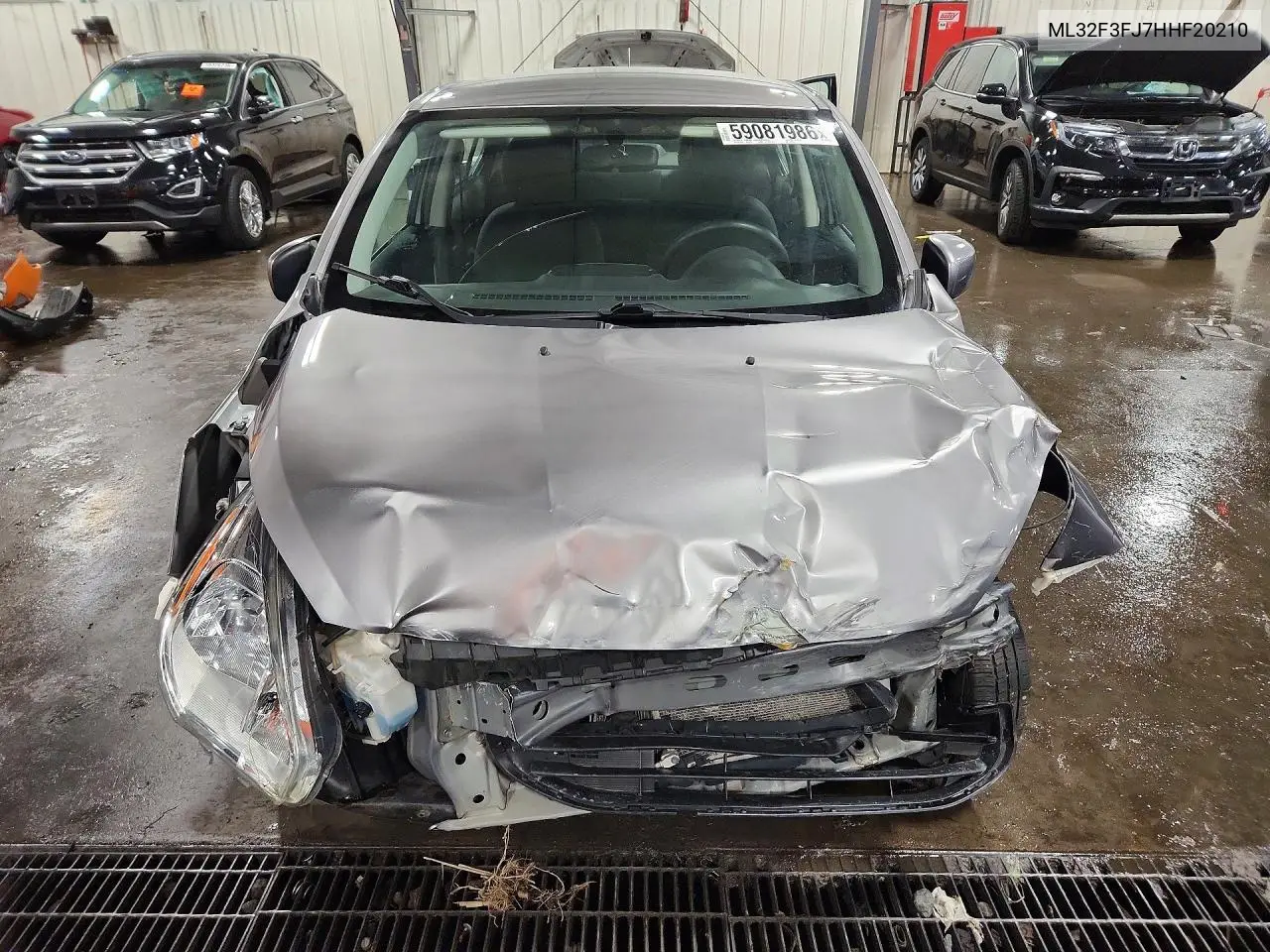 2017 Mitsubishi Mirage G4 Es VIN: ML32F3FJ7HHF20210 Lot: 59081986