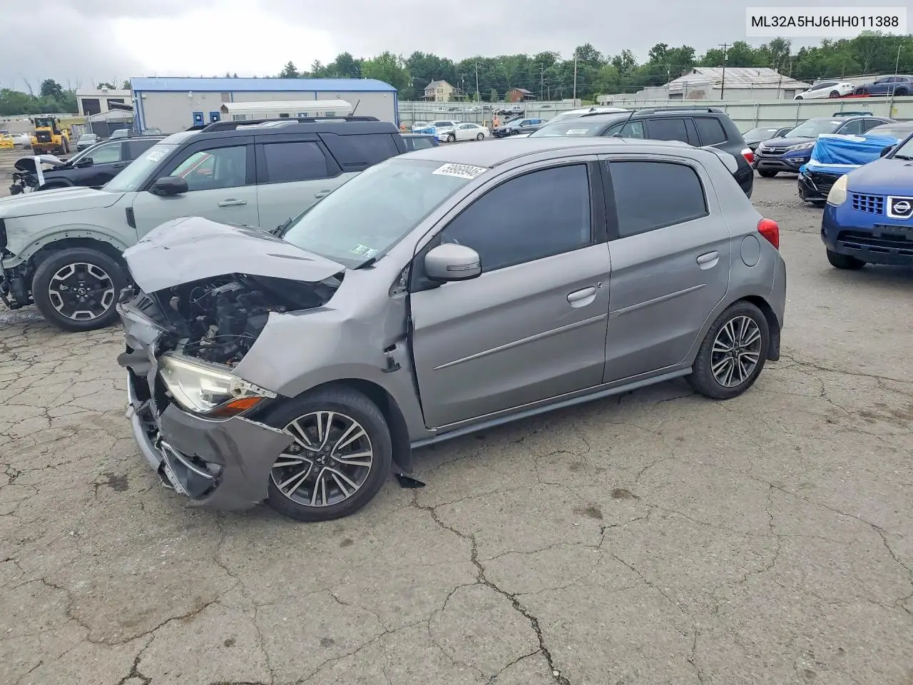 2017 Mitsubishi Mirage Gt VIN: ML32A5HJ6HH011388 Lot: 59969946