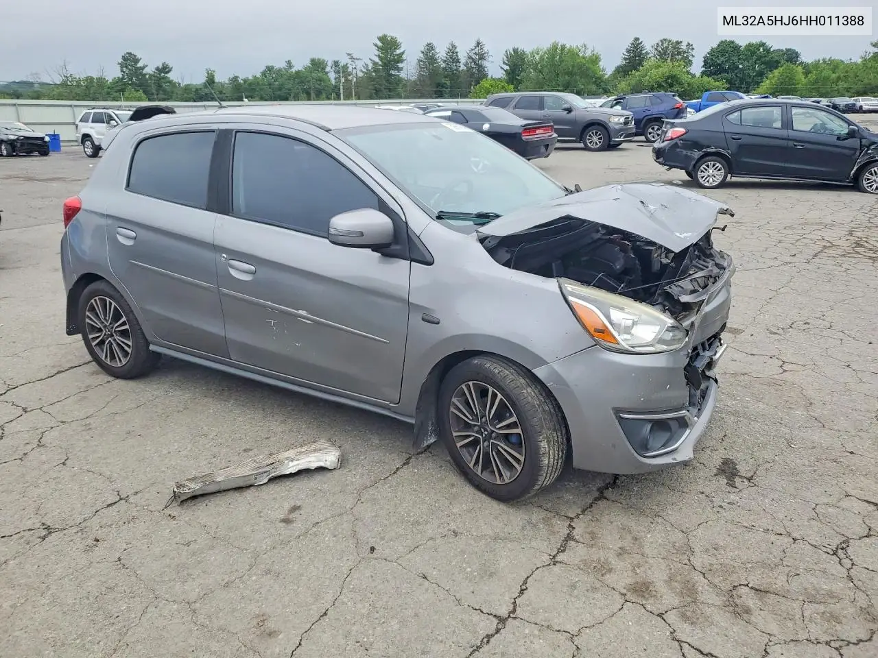 2017 Mitsubishi Mirage Gt VIN: ML32A5HJ6HH011388 Lot: 59969946