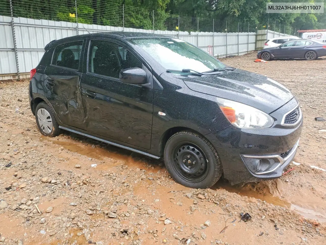 2017 Mitsubishi Mirage Es VIN: ML32A3HJ6HH011007 Lot: 60874546