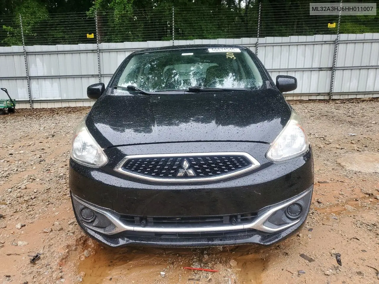 2017 Mitsubishi Mirage Es VIN: ML32A3HJ6HH011007 Lot: 60874546