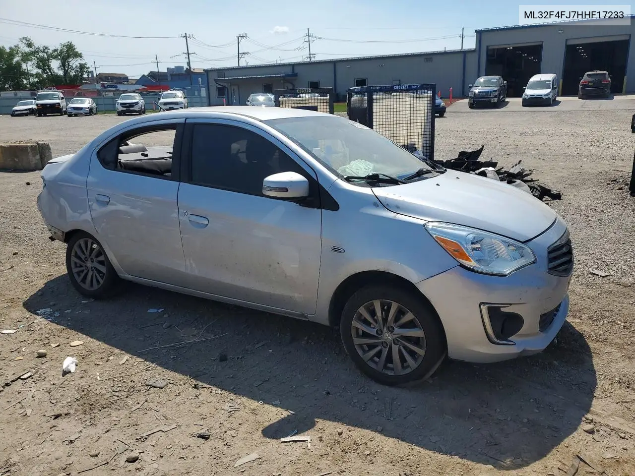 2017 Mitsubishi Mirage G4 Se VIN: ML32F4FJ7HHF17233 Lot: 61066466