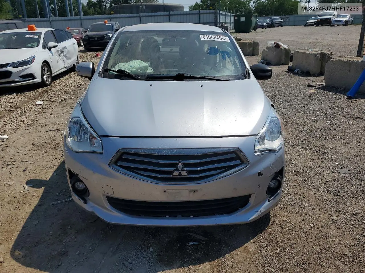 2017 Mitsubishi Mirage G4 Se VIN: ML32F4FJ7HHF17233 Lot: 61066466