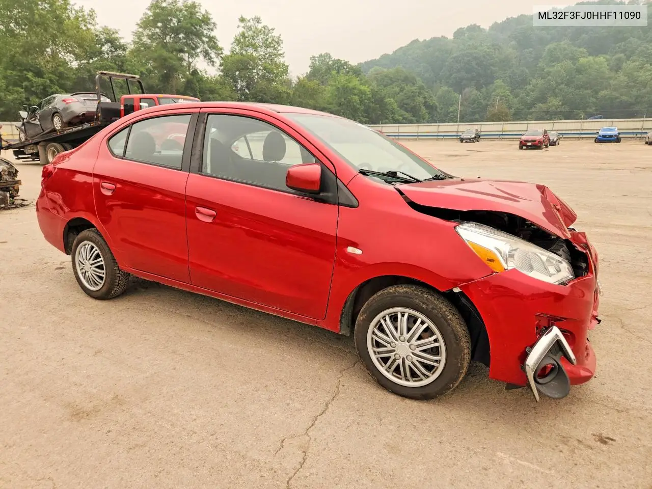 2017 Mitsubishi Mirage G4 Es VIN: ML32F3FJ0HHF11090 Lot: 61418696