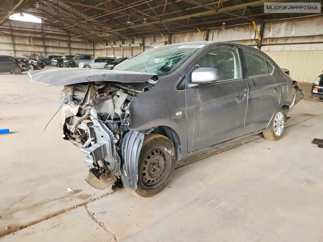 2017 Mitsubishi Mirage G4 Es VIN: ML32F3FJ9HHF05868 Lot: 61495906
