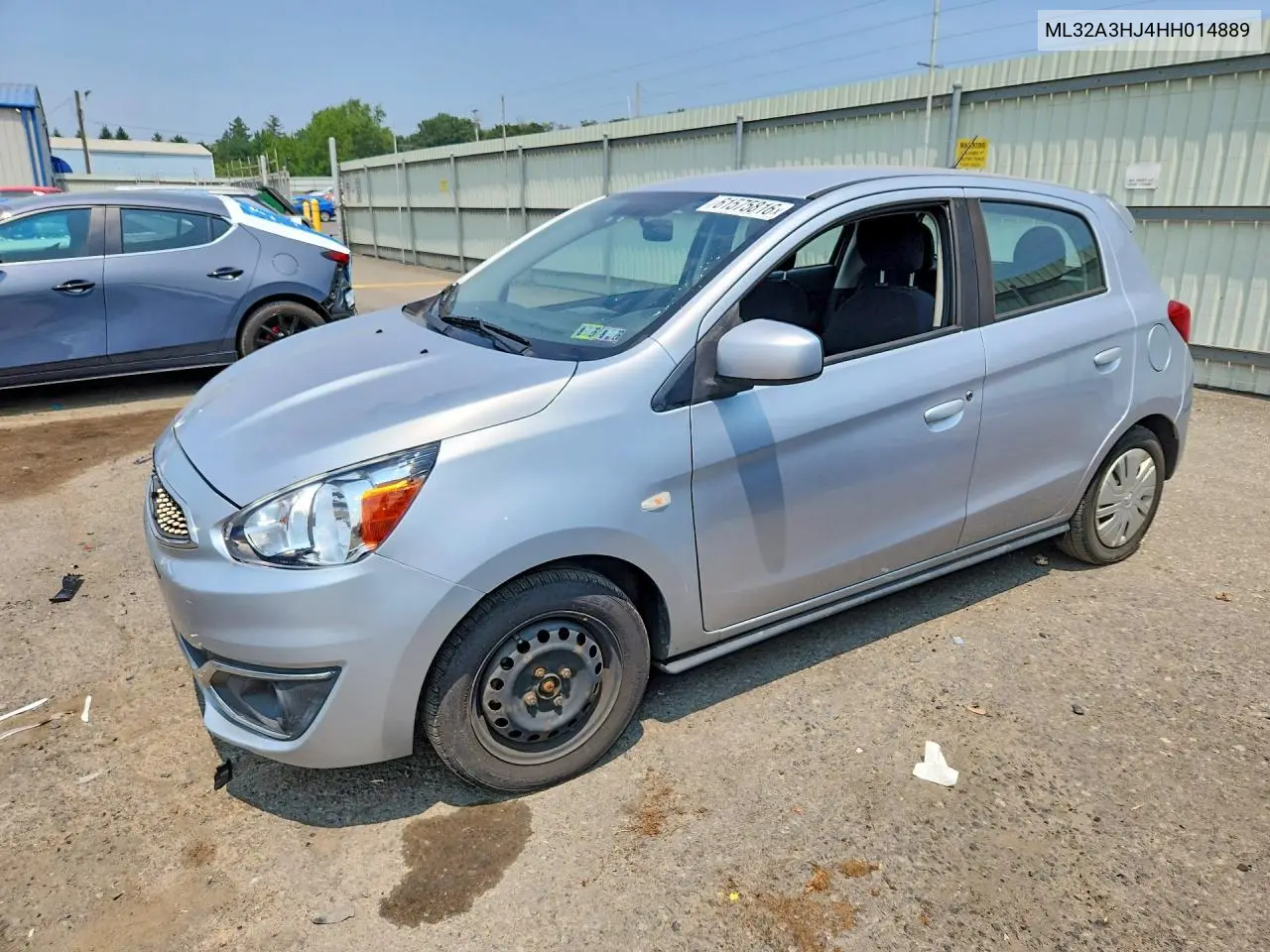 2017 Mitsubishi Mirage Es VIN: ML32A3HJ4HH014889 Lot: 61575816