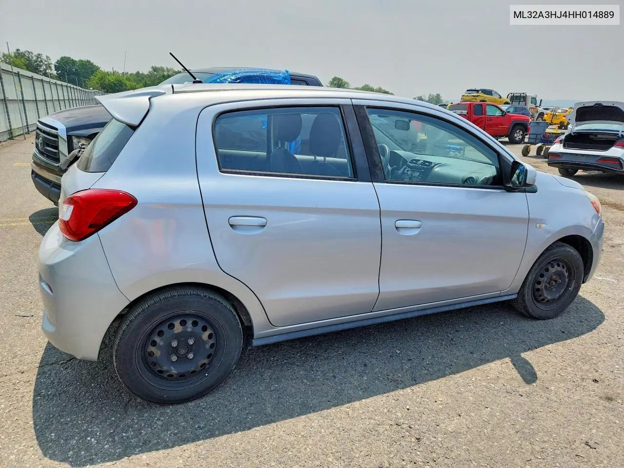 2017 Mitsubishi Mirage Es VIN: ML32A3HJ4HH014889 Lot: 61575816