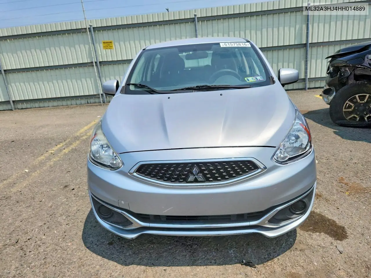 2017 Mitsubishi Mirage Es VIN: ML32A3HJ4HH014889 Lot: 61575816