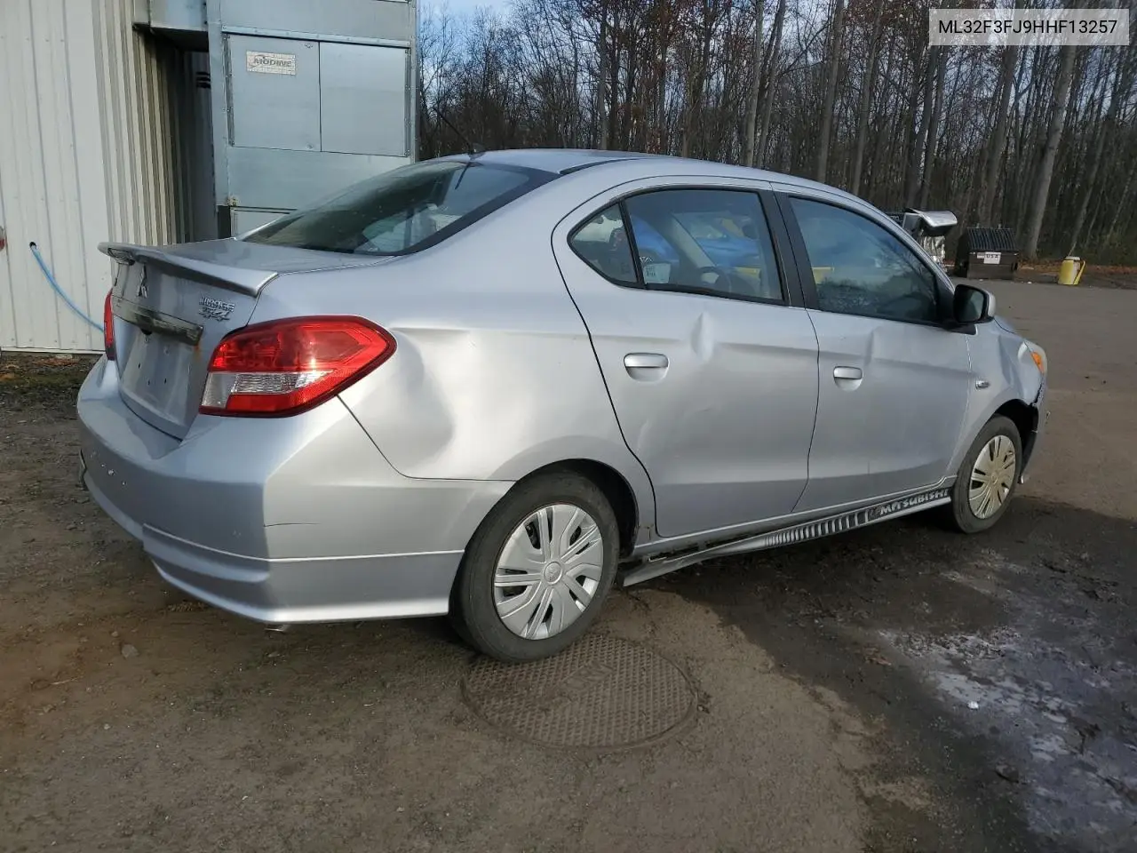 2017 Mitsubishi Mirage G4 Es VIN: ML32F3FJ9HHF13257 Lot: 93489595