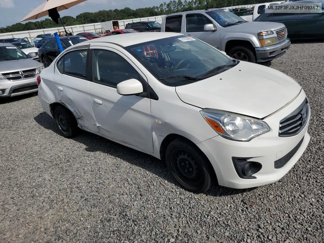 ML32F3FJXJHF09367 2018 Mitsubishi Mirage G4 Es