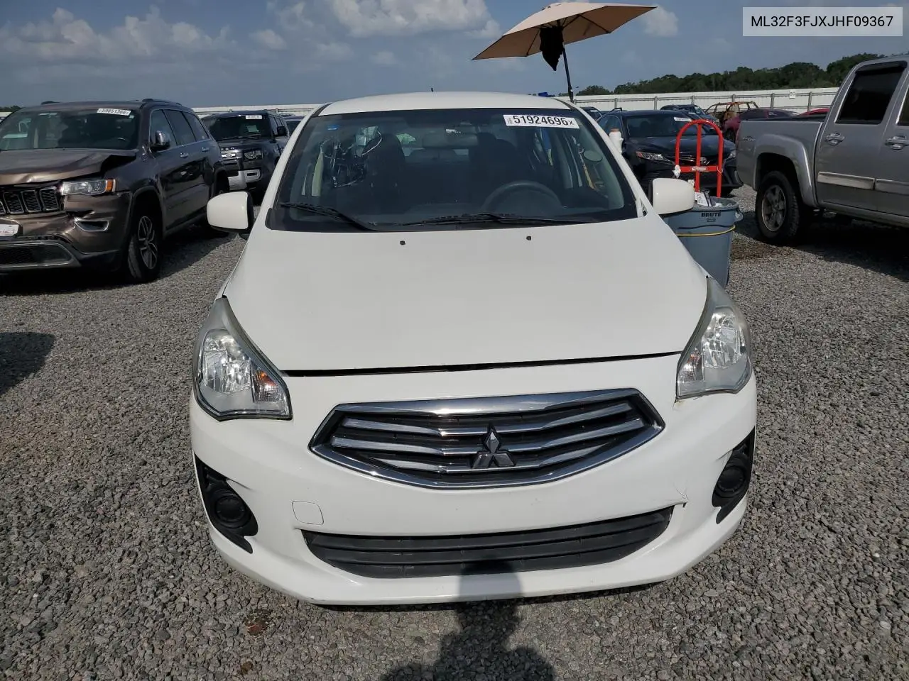 ML32F3FJXJHF09367 2018 Mitsubishi Mirage G4 Es