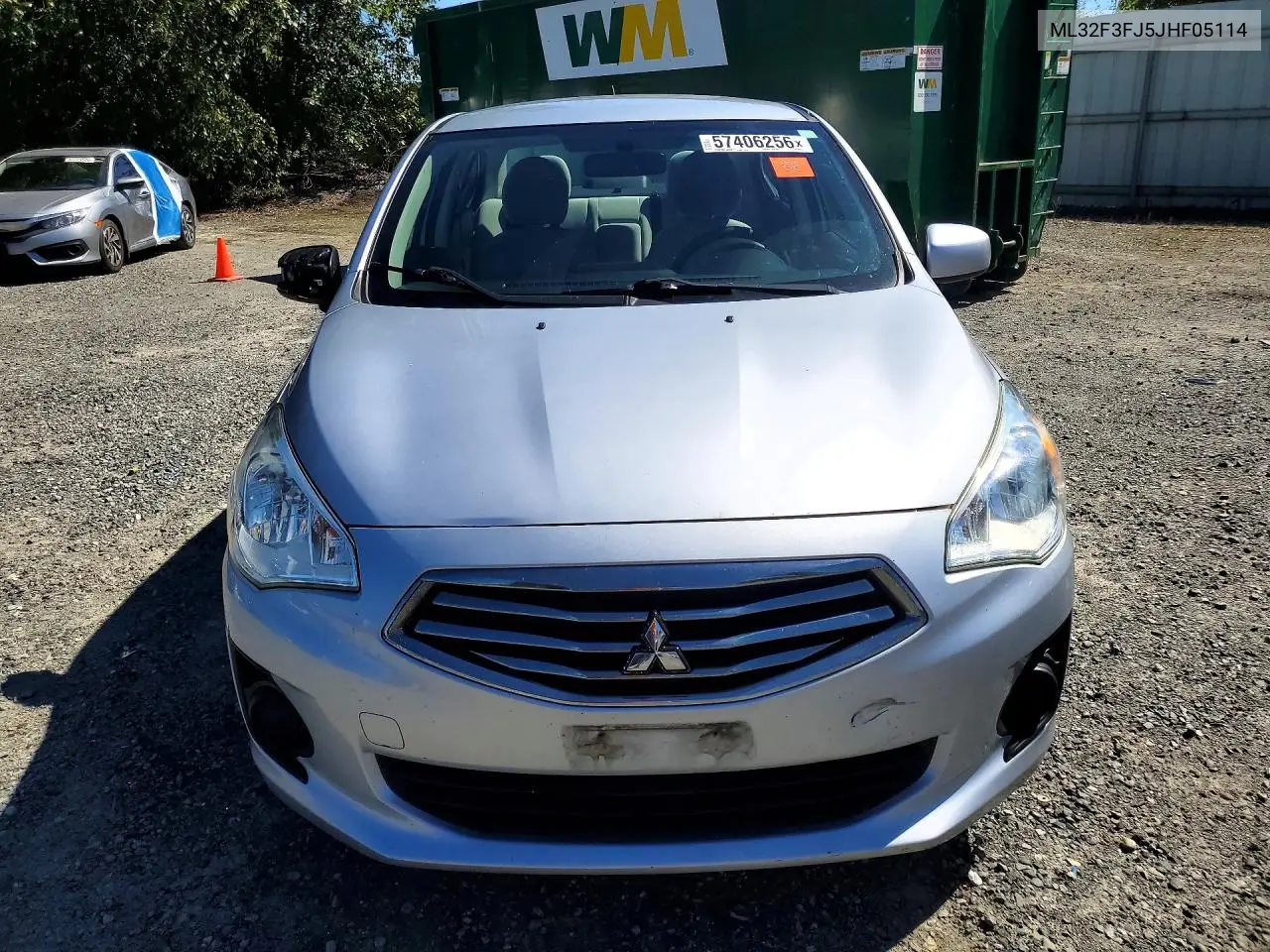 2018 Mitsubishi Mirage G4 Es VIN: ML32F3FJ5JHF05114 Lot: 57406256