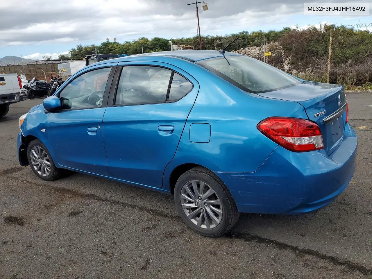 2018 Mitsubishi Mirage G4 Es VIN: ML32F3FJ4JHF16492 Lot: 57422196