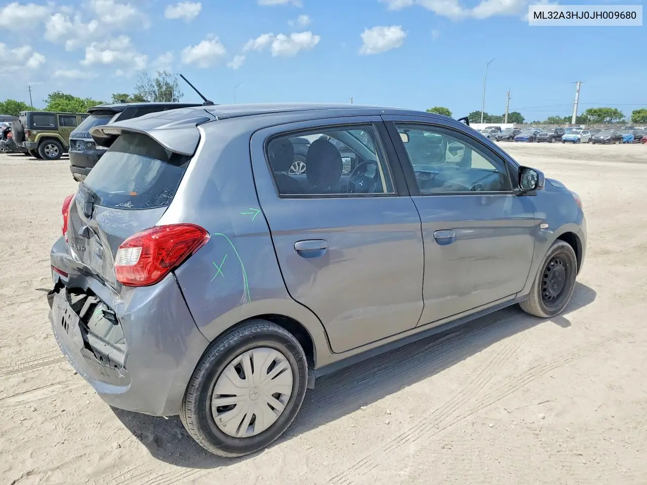 2018 Mitsubishi Mirage Es VIN: ML32A3HJ0JH009680 Lot: 57690986